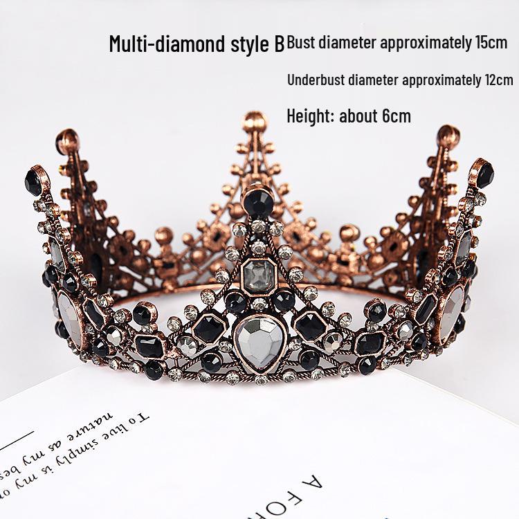 Pearl Crown Bride Cake Topper for Valentine's, Birthday, and Wedding Decor