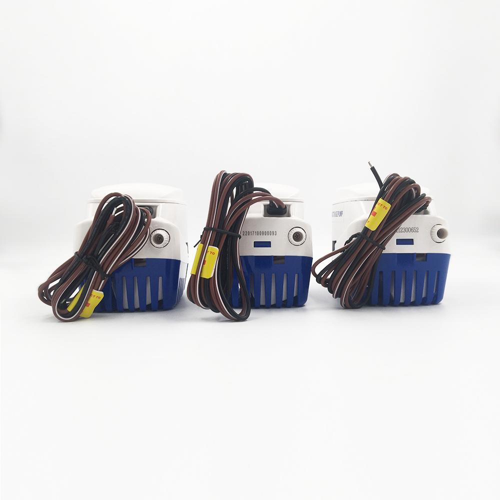 12V Automatic Marine Water Pump Small Bilge Pump 24V Yacht Drainage Fast Boat DC Submersible Pump Bilge 750GPH 1100GPH