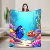 Теплые Мягкие Пледы Finding Nemo Детское Плюшевое Постельное Белье Пледы Пушистый Спальный Фланелевый Покрывало Покрывало на Диван-Кровать