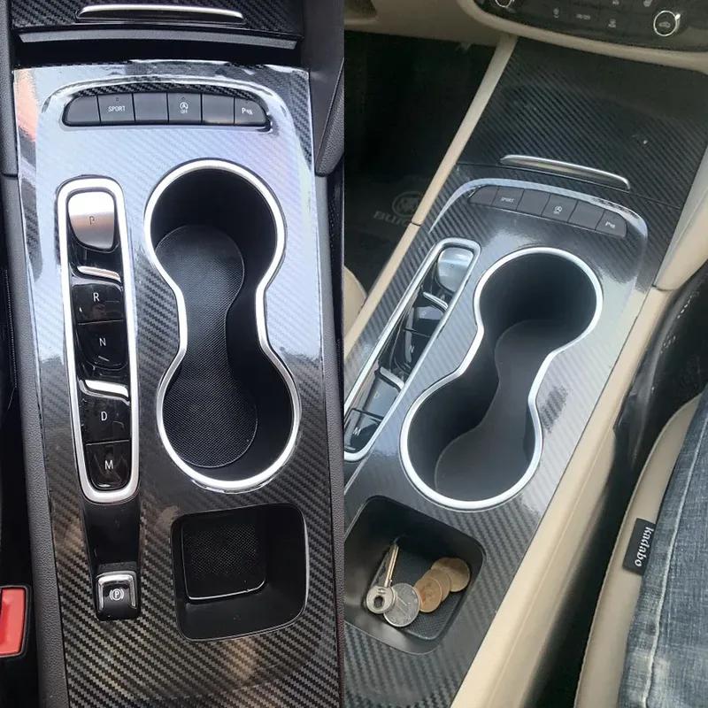 For Regal Opel ignia 2017- Interior Central Control Panel Door Handle Carbon Fiber Stickers Decals Car styling Accessorie