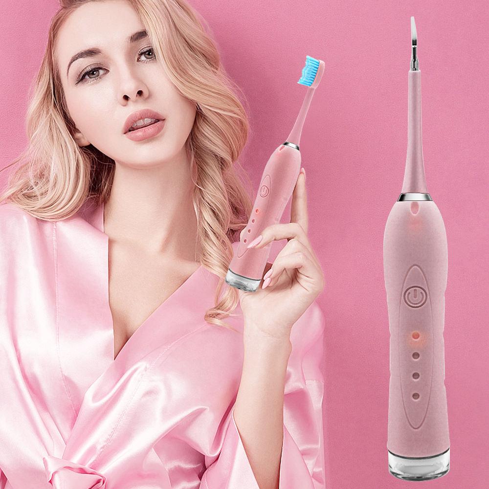 Звуковая электрическая зубная щетка, бытовая мягкая зубная щетка, USB-зарядка, скалер для удаления зубного камня, отбеливание зубов, удаление зубного налета