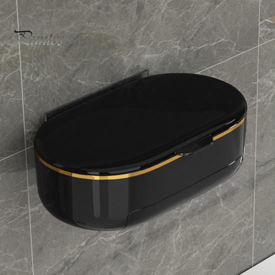 Мыльница, универсальный чехол для мыльницы, компактный настенный держатель для слива мыла с губкой для домашней ванной комнаты