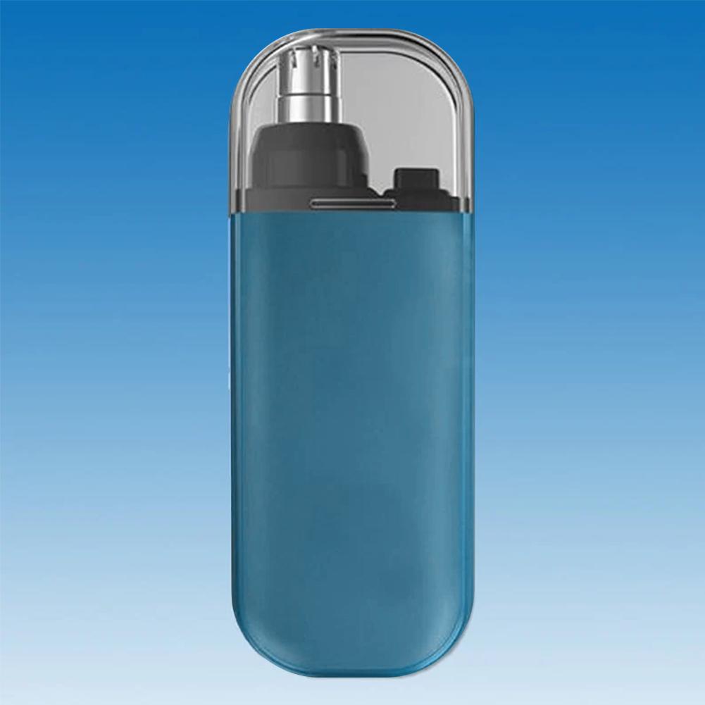 Электрический инструмент для бритья волос в носу с двойными лезвиями, профессиональный триммер для носа, портативный, с зарядкой через USB для женщин и мужчин