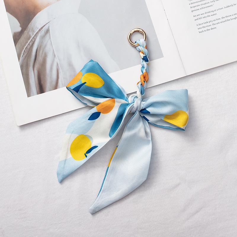 Detachable Bowknot Scarf Ribbon Bag Strap Charm