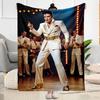 Elvis Presley Performance Blanket Ultra-Soft Suitable for Picnics Bedding Office Chair All-Season Use Stylish Decor Gift for Travel Home Birthdays