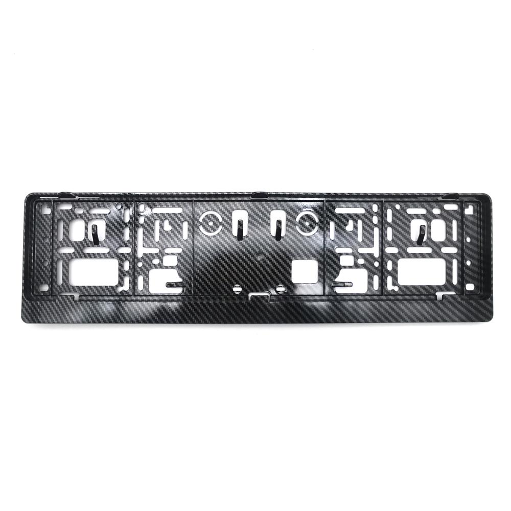 Car European License Plate Frame License Plate Holder For ES DE RU PL License Plate Numbers Auto Accessories For VW Honda BMW License Plate Covers