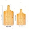 With Handle Bamboo Cutting Board Nonstick Wooden Pizza Paddle Thicken Food Serving Plate  Kitchen