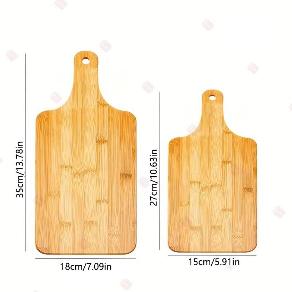 With Handle Bamboo Cutting Board Nonstick Wooden Pizza Paddle Thicken Food Serving Plate  Kitchen