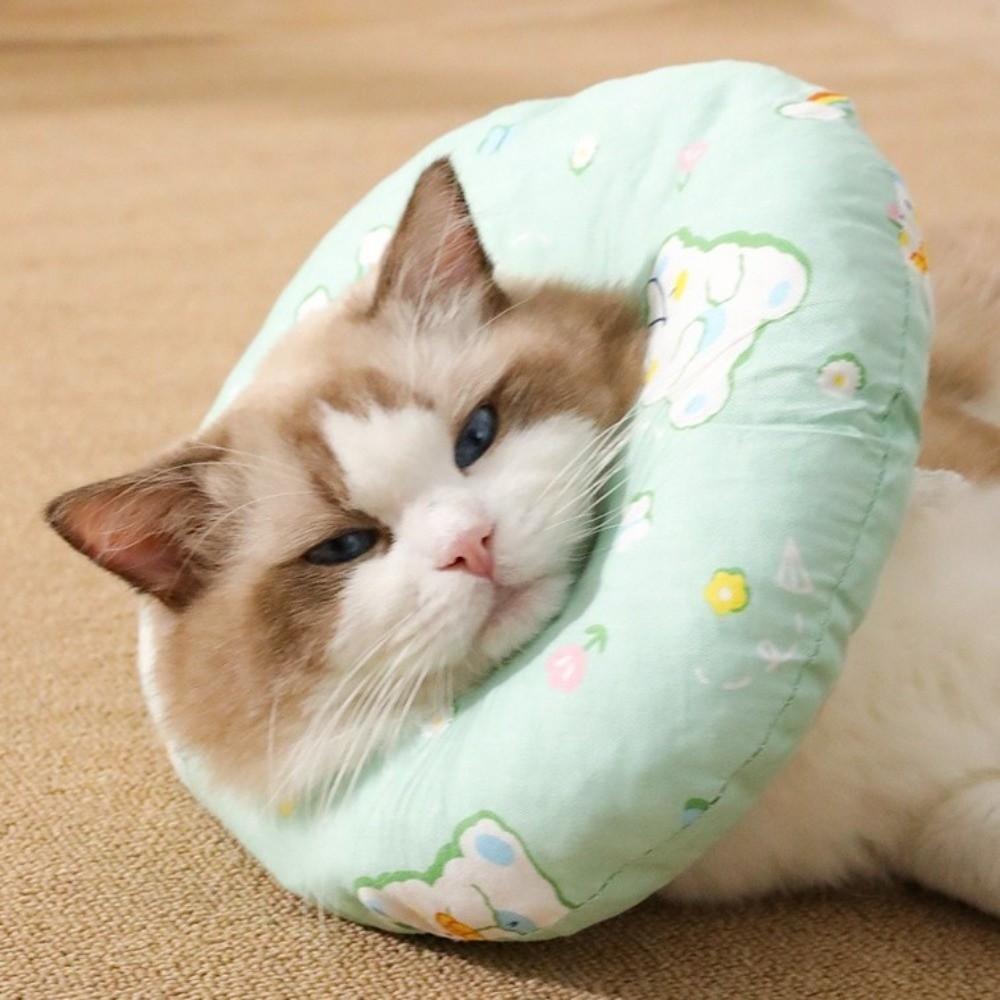 Anti-Bite Cat Elizabeth Circle Adjustable Cat Recovery Collar Cat Neck Collar  Postoperative