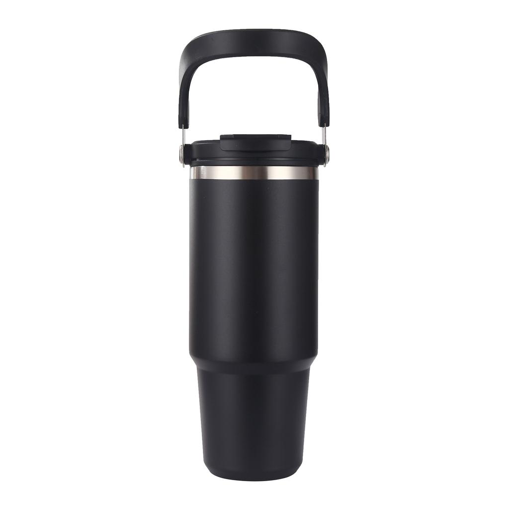 304 Stainless Steel Insulated CupCustomizable Logo Men And Women Double Wall Portable With Handle Heat-resistant Drinkware Cup