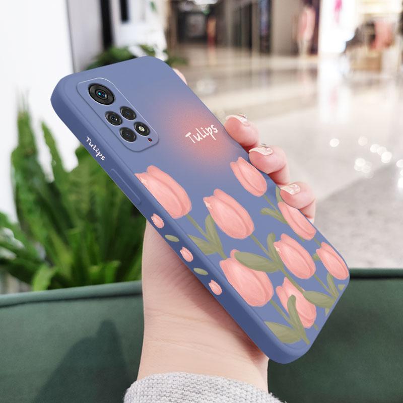 Elegant Tulip Phone Case For Xiaomi Redmi Note 15 Pro Plus 4G 5G Silicone Cover