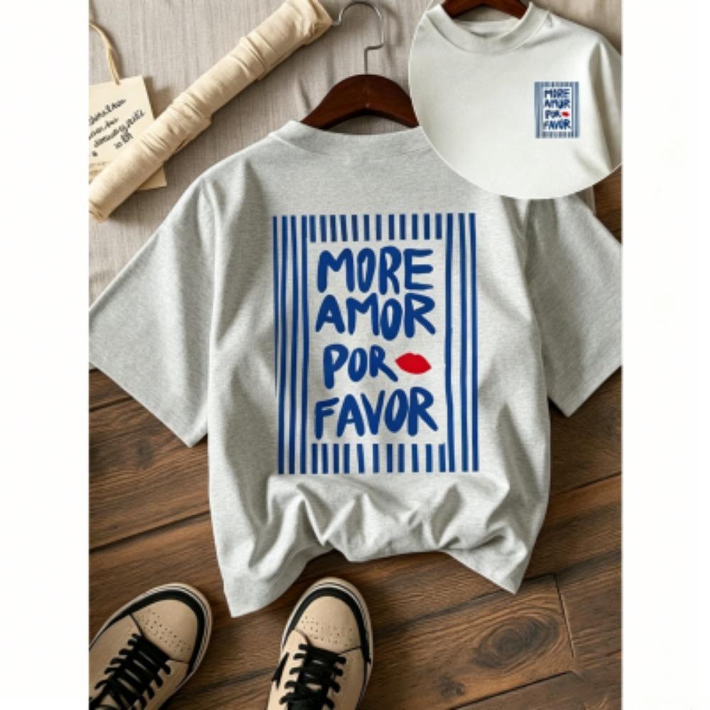 Summer Letter Red Lips Print Kids T-Shirts Fashion Street Short-Sleeve Outdoor Casual Tops for Boy and Girl's Tees Top