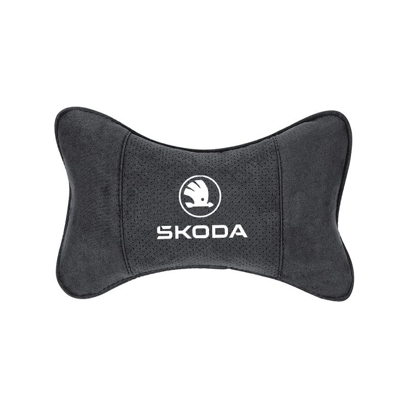 GTMZ9 Car Headrest Memory Foam Neck Pillow Auto Accessories For Skoda Yeti Kamiq Kodiaq Karoq Octavia Fabia Rapid Mk3 Superb Derivati