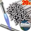 80Pcs Aluminum Welding Rod Low Temperature Repair Agent Welding Rods Stainless Steel Copper Iron Easy Melt Soldering Tools