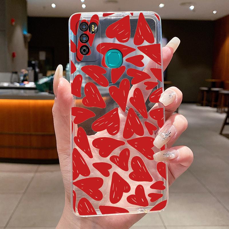 Для Infinix Hot 9 Play Задняя крышка X680 X680B X680C Эстетичный Милый Крутой Чехол для Телефона Мальчиков Девочек Мягкий Силикон Прозрачный Корпус