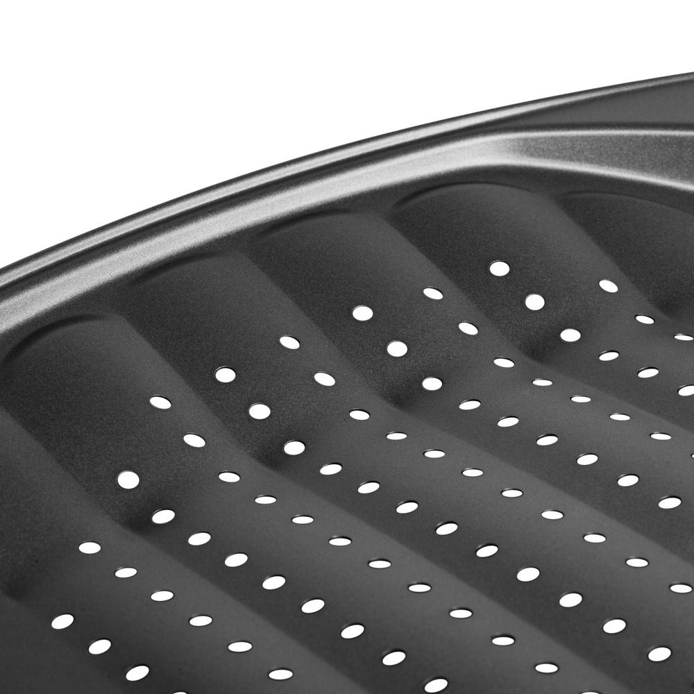 Противень для запекания картофеля фри с антипригарным покрытием, вентилируемое основание, углеродистая сталь, подходит для духовки, лист для выпечки, хрустящий картофель фри, закуски, легко моется