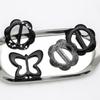 Flower Clothes Decoration Round Garment Accessories Garment buckle T Shirt Clips Resin Scarf Buckle