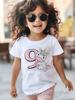 Футболка на день рождения с единорогом, футболка на 1-9 лет, Wild Tee, футболка для вечеринки девочек, одежда с тематикой единорогов, подарки для детей, модные топы, футболка