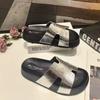 Soft-soled One-word Thick-soled Versatile Slippers New Fashion Sandals Fairy Cool Slippers Outer Wear
