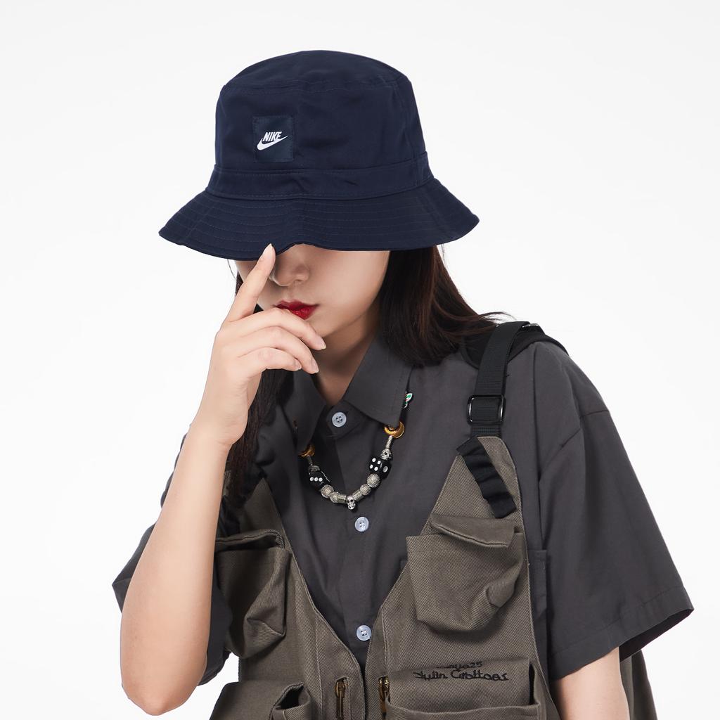 Nike Хлопковая панама-рыбак с логотипом Мужские шляпы CK5324-451