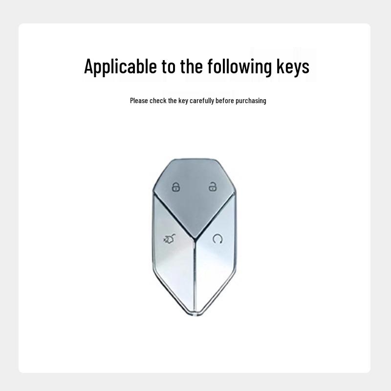 Чехол для ключа и металлический брелок для BYD Formula Leopard 3, 5 и 8