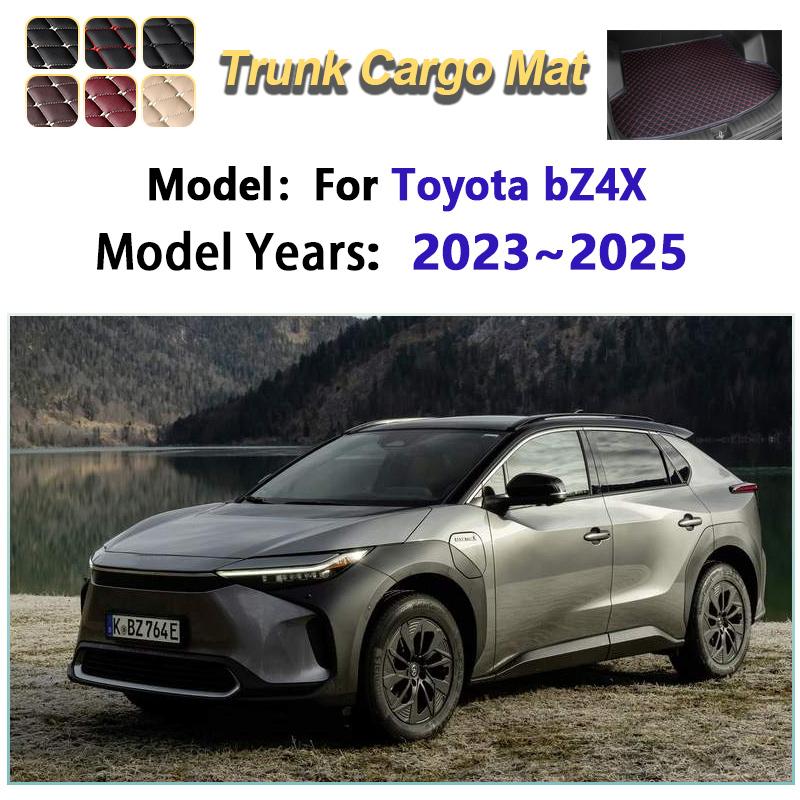 Car Trunk Mat For Toyota bZ4X Accessories 2023 2024 2025 Subaru Solterra Anti-dirty Cargo Boot Storage Pad Auto Cushion Carpet