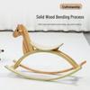 Детское деревянное кресло-качалка в скандинавском стиле - Идеальный подарок на первый день рождения ребенка