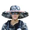 Кепка с защитой от ультрафиолета UPF 50+, с двумя вентиляторами охлаждения, дышащая, для мужчин и женщин, для летнего активного отдыха на природе, для рыбалки, с широкими полями, солнцезащитная кепка