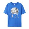 Cats and Skeletons Brand T Shirt Mens Designer Clothes Streetwear Unisex T-Shirts Group Graphic Short Sleeve
