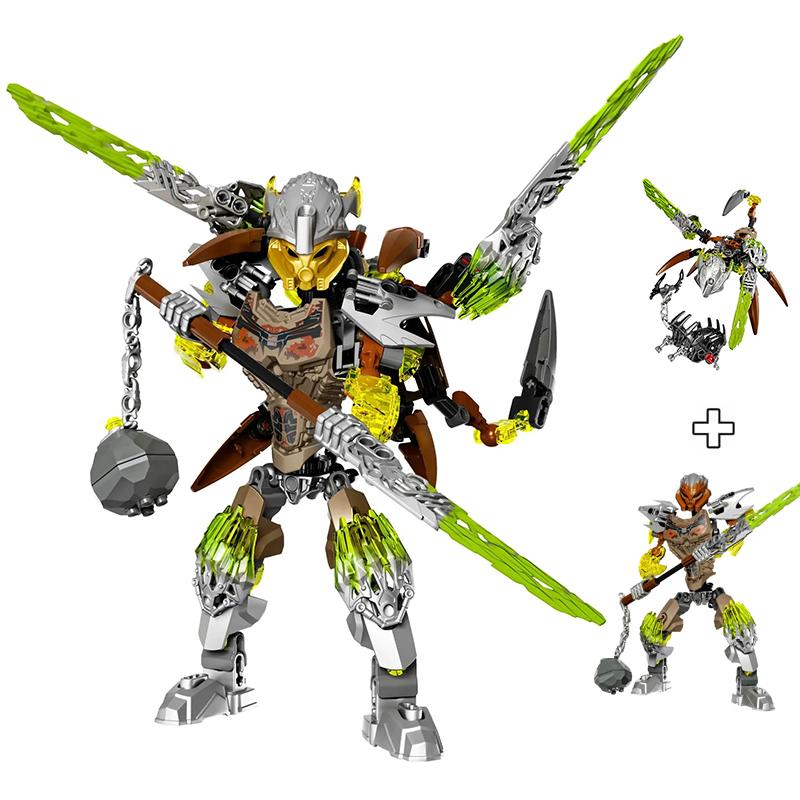 Новый Bionicle Мастер Существ Золотой Маски Строительные Блоки Огненный Объединитель Таху Комбинированный Робот Мех Кирпичи Игрушки Для Мальчиков Подарки
