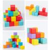 3D Children's Cube Building Blocks Puzzle for Spatial Thinking and Math Skills Training