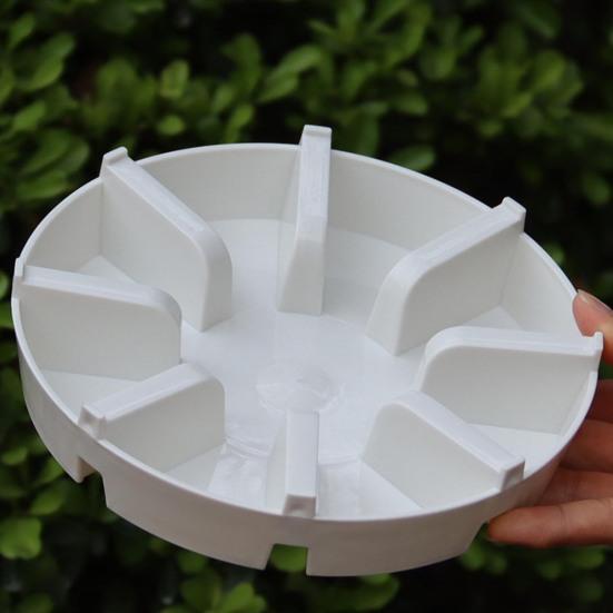 Поддон для цветочного горшка Хороший дренаж Увлажняющий эффект Легкий дизайн Дренажный поддон для растений Полый дизайн Подставка для растений