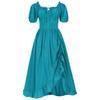 Women's Elegant And Beautiful Retro Drawstring Ruffle Dress