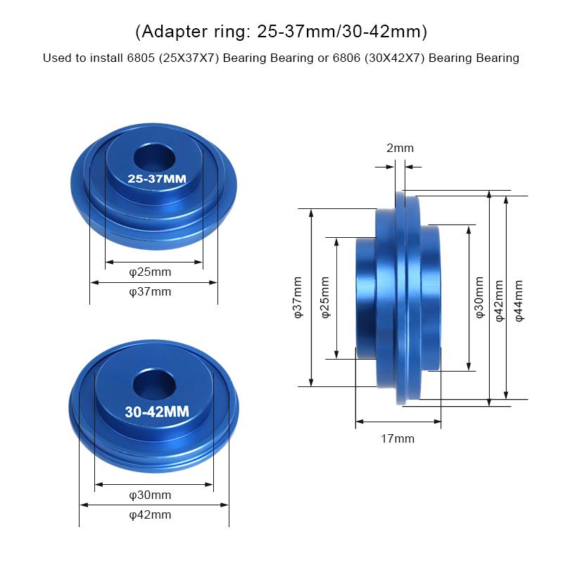 Нижний кронштейн велосипеда, инструмент для снятия подшипника и установки для шоссейного велосипеда MTB, BB, пресс-фитинг 24 мм, 30 мм, BB86 BB30 BB92 PF30, ремонтный комплект