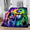 Nightmare Before Christmas Blanket Soft Warm Cozy Great for Office Chair Bed Office Four Seasons Multipurpose Playful Design