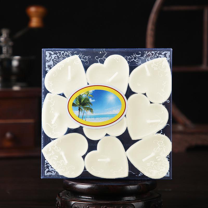 9 шт. ароматизированных чайных свечей в форме сердца, набор свадебных принадлежностей, романтический декор, креативные любовные свечи, предложение руки и сердца, подарок на день рождения