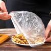 100 шт. одноразовые крышки для пищевых продуктов, пластиковая упаковка, эластичные крышки для пищевых продуктов для хранения фруктовых мисок, кухонная пленка для сохранения свежести еды