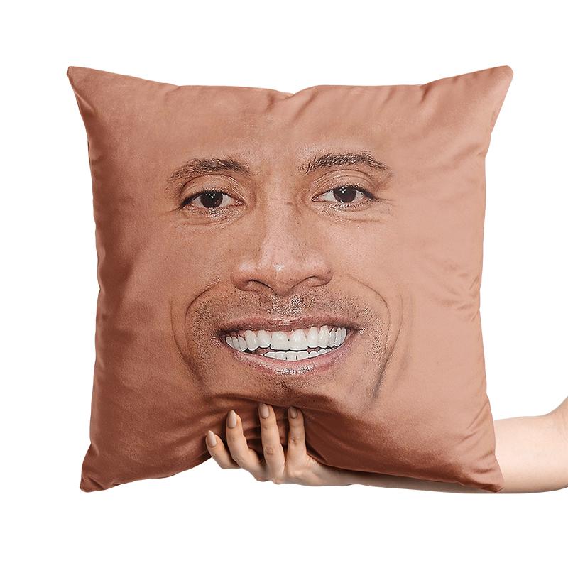 Aertemisi 18'' X 18'' The Rock Face Square Throw Pillow Cushion Covers Cases Pillowcases 45Cm X 45Cm
