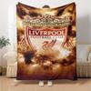 Liverpool Blanket Soft & Cozy Perfect for Couch Office Seaside for All Occasions Playful Design Ideal Gift For Birthday Valentine'S Day