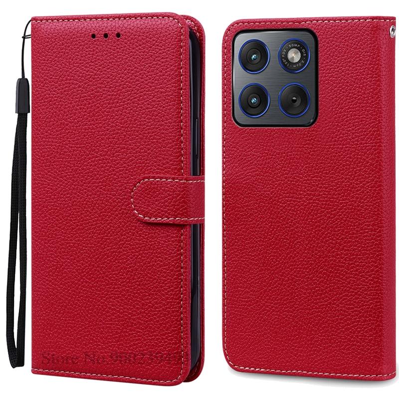 Чехол-книжка с кошельком из кожи для Motorola Edge 70, чехол-книжка с подставкой, магнитная крышка для телефона, Fundas