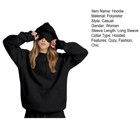 Худи со встроенной подушкой для глаз для женщин, мужчин, унисекс, оверсайз, толстовка для путешествий, для самолета, пуловер, топы с карманом для сна