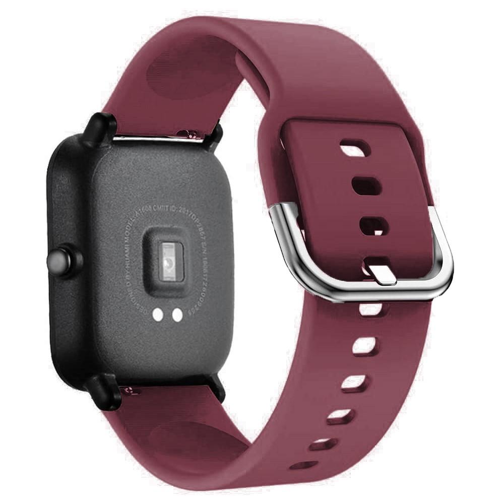 20 мм 22 мм ремешки для часов для Amazfit GTS/2/2e/4/3/GTS2 Mini/GTR 4/47 мм/GTR2/2e/3 спортивный силиконовый браслет Amazfit bip 6 5 3 U band