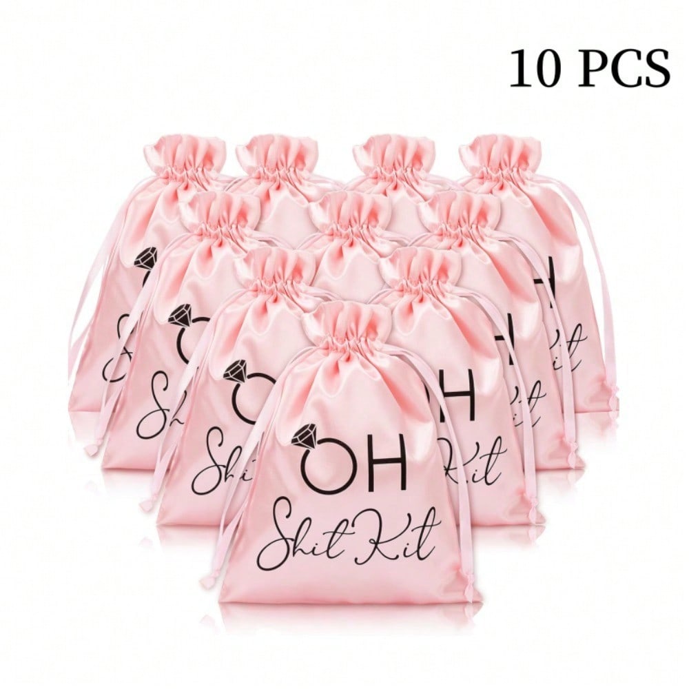 10 шт./набор, 15*20 см/6*8 дюймов, сумка для набора для похмелья на свадьбу, подарочная сумка для девичника HangoverLarge с завязкой для упаковки подарков