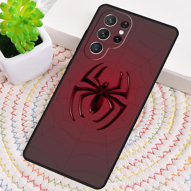 Красный Паук Крутой ТПУ Чехол для Телефона Для Samsung Galaxy note 10 pro S26 S25 S24 S23 S22 Ultra Plus S21 FE S20 Ударопрочный Чехол