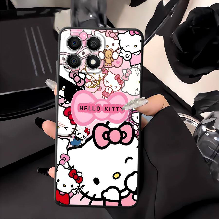 Case for Huawei P Smart 2019 P20 P40 Lite P30 P20 Pro P20 Lite 2018 Funda Phone Cover Cartoon Hello K-Kittys