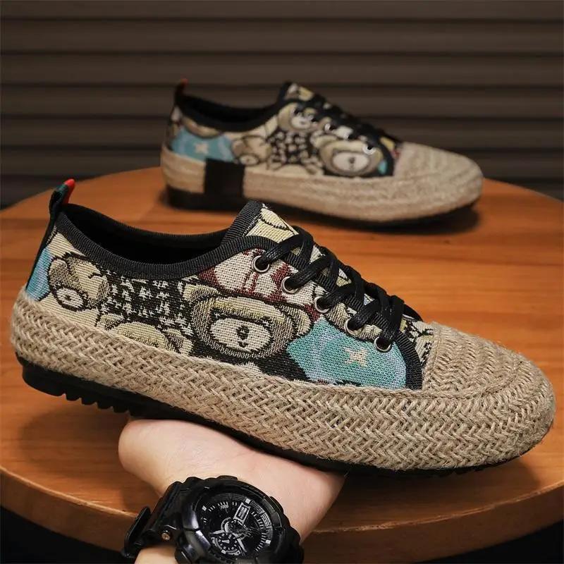 Эспадрильи Мужская обувь Мода 2024 Плоские кроссовки Дышащие Размер 45 Элегантная повседневная обувь для мужчин Корейский стиль Предложение Обувь 44