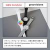 Q&Q SmileSolar GROOVISIONS GRV3013 Солнечные аналоговые часы с водонепроницаемым уретановым ремешком, Белые, RP26J811