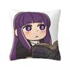 Аниме Наволочка Fern Sousou No Frieren Полиэстер Наволочка Чехол для подушки Подарок Наволочка для подушки Домашняя на молнии