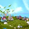 4Pcs Useful Premium Durable Pretty Mini Houses DIY Miniature Landscape Decorations Miniature Villas