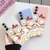 Cartoon Patterned Soft Silicon Case For Samsung A55 M35 S24 Xiaomi Redmi Note 13 Pro 13C iPhone Huawei Honor Realme Camera Protective Shockproof Cover